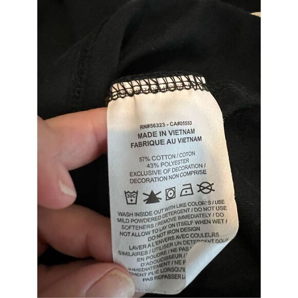 Nike Tee Dri Fit Black Top Size Small 7/8 - Picture 4 of 4